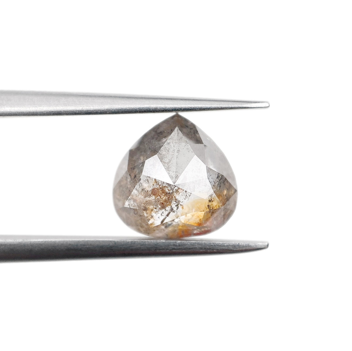 1.49ct | Rustic Pear Shape Rose Cut Diamond - Modern Rustic Diamond