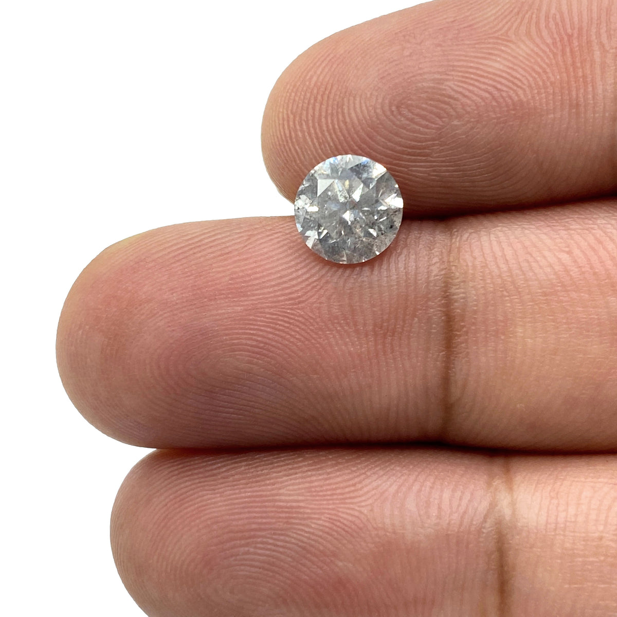 1.49ct | Rustic  Round Shape Brilliant Cut Diamond - Modern Rustic Diamond