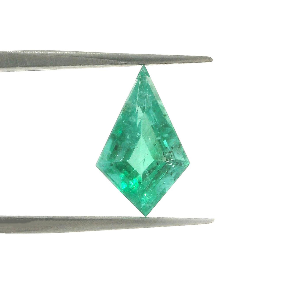 1.49ct | Green/ Kite Shape Step Cut Diamond - Modern Rustic Diamond