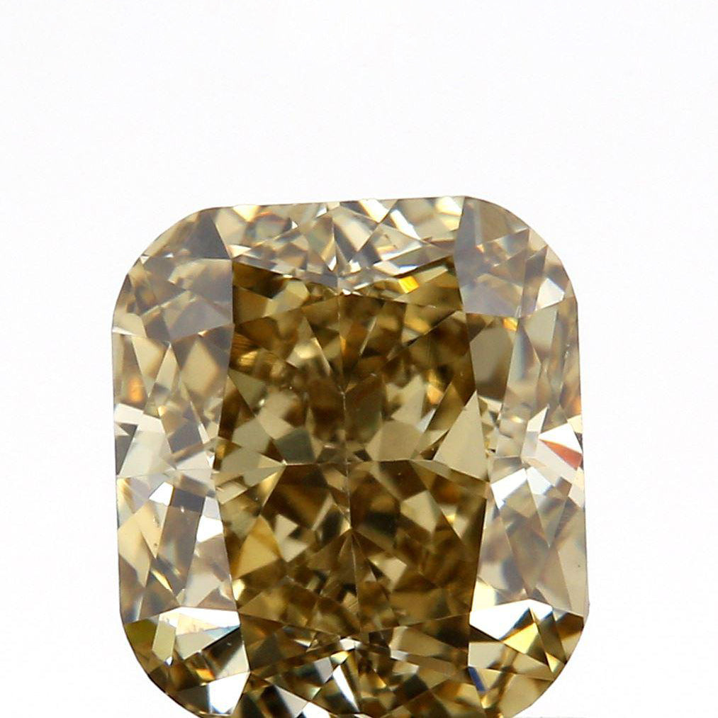1.21ct | Fancy Brown Yellow VS2 Cushion Shape Brilliant Cut Diamond (GIA)