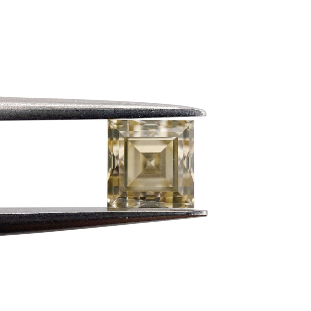 1.50ct | Champagne VVS Carre Shape Step Cut Diamond - Modern Rustic Diamond