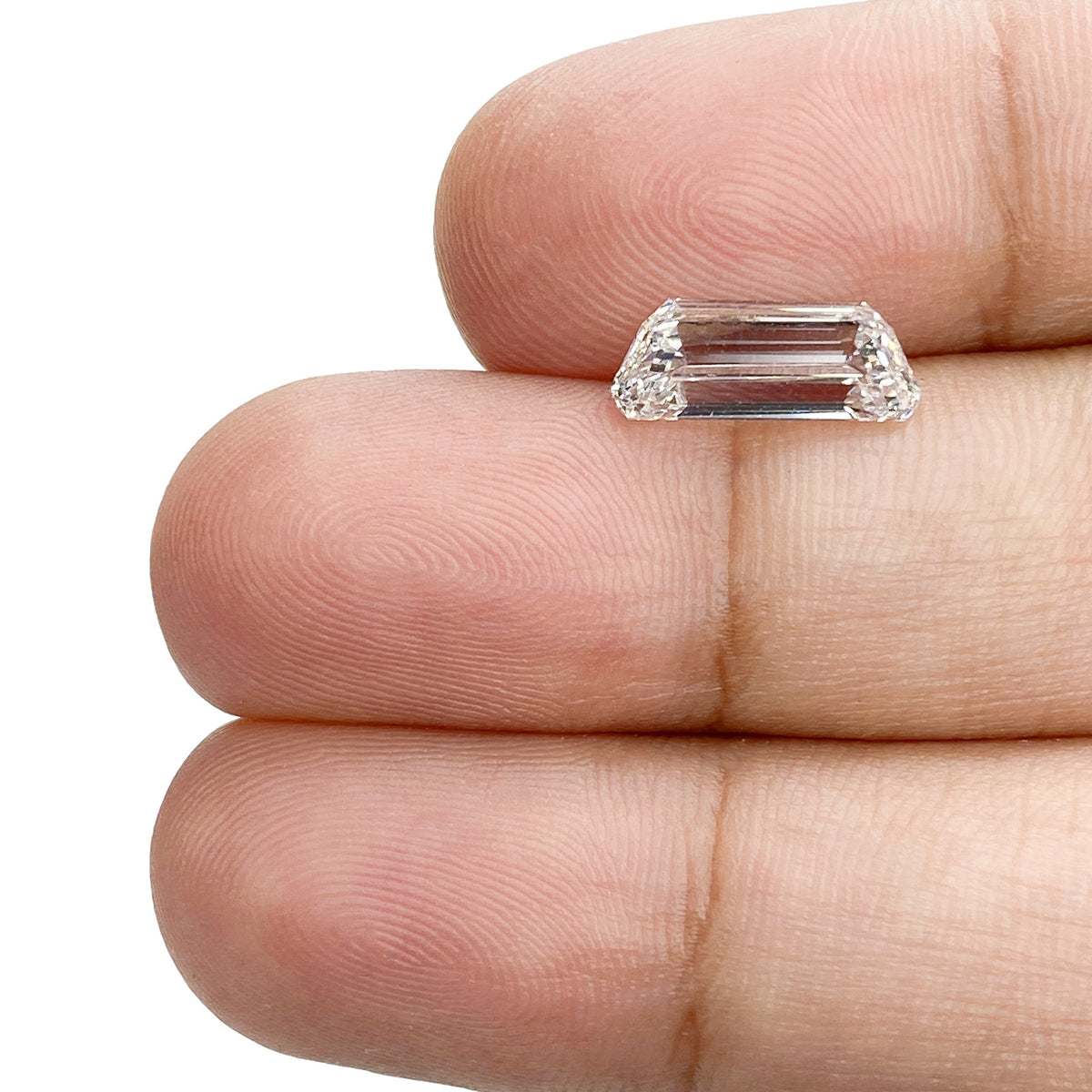 1.50ct | D/SI1 Trapezoid Shape Step Cut Diamond (GIA) - Modern Rustic Diamond