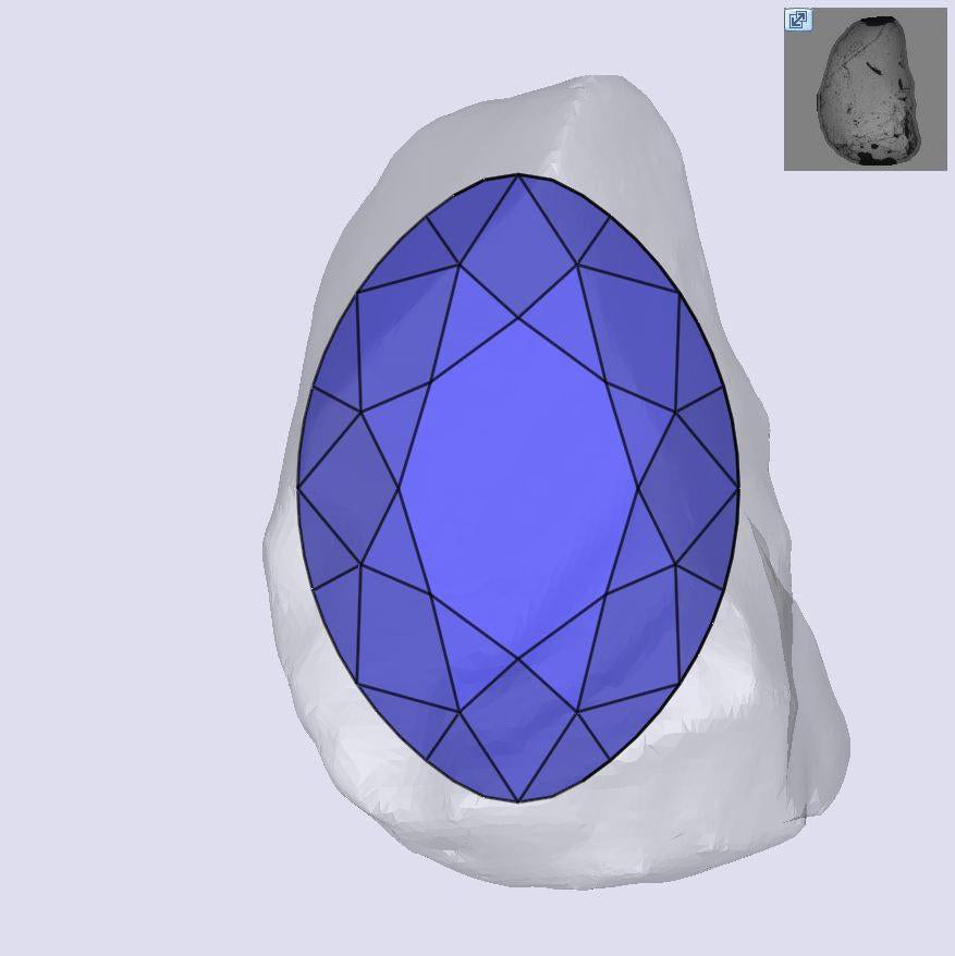1.50ct | F/VS1 Oval Shape Old Mine Cut Diamond (GIA)