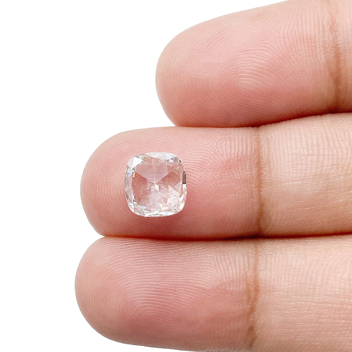 1.50ct | F/VS2 Cushion Shape Rose Cut Diamond (GIA) - Modern Rustic Diamond