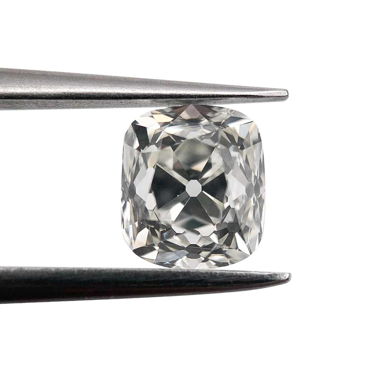 1.51ct | E-F/VS-SI Cushion Shape Old Mine Cut Diamond - Modern Rustic Diamond