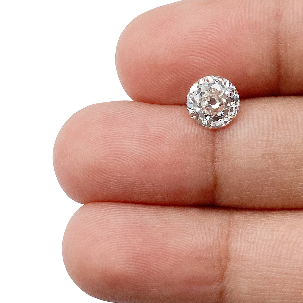 1.50ct | J/SI1 Round Shape Old European Cut Diamond (GIA) - Modern Rustic Diamond