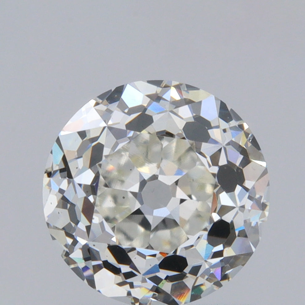 1.50ct | J/SI1 Round Shape Old European Cut Diamond (GIA) - Modern Rustic Diamond