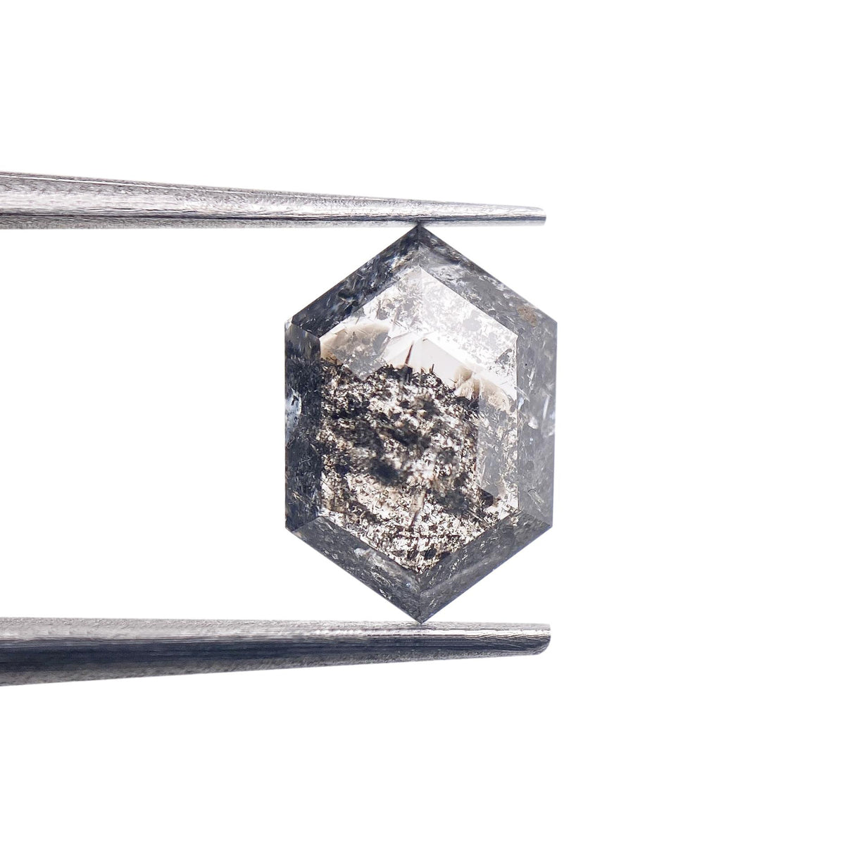 1.50ct | Rustic Hexagon Shape Step Cut Diamond - Modern Rustic Diamond
