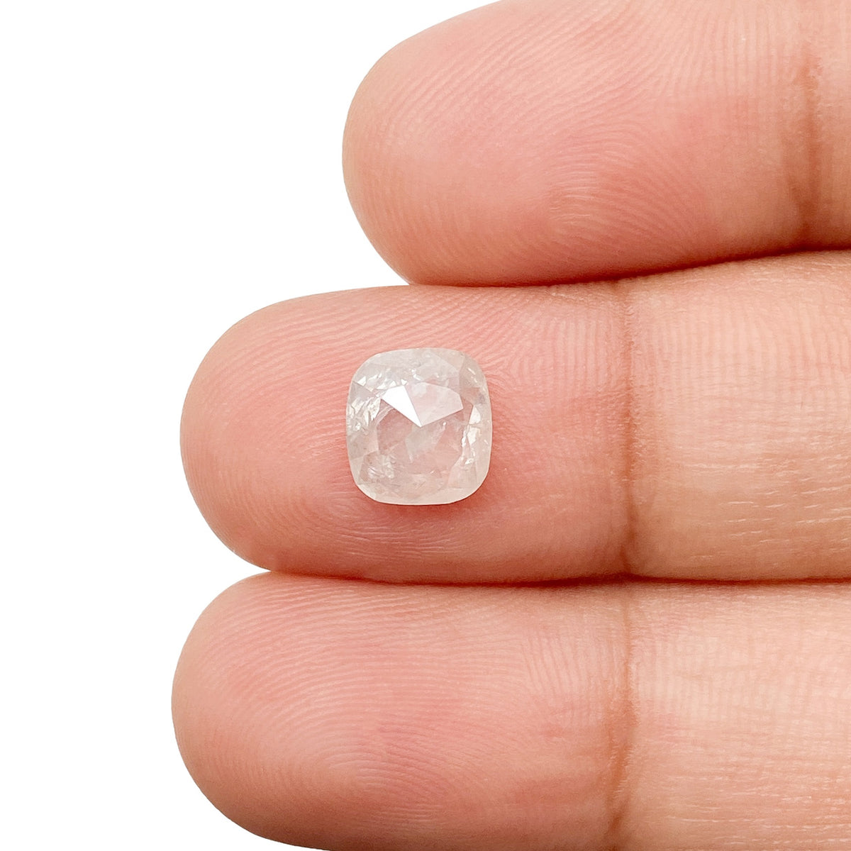 1.50ct | Rustic Cushion Shape Rose Cut Diamond - Modern Rustic Diamond