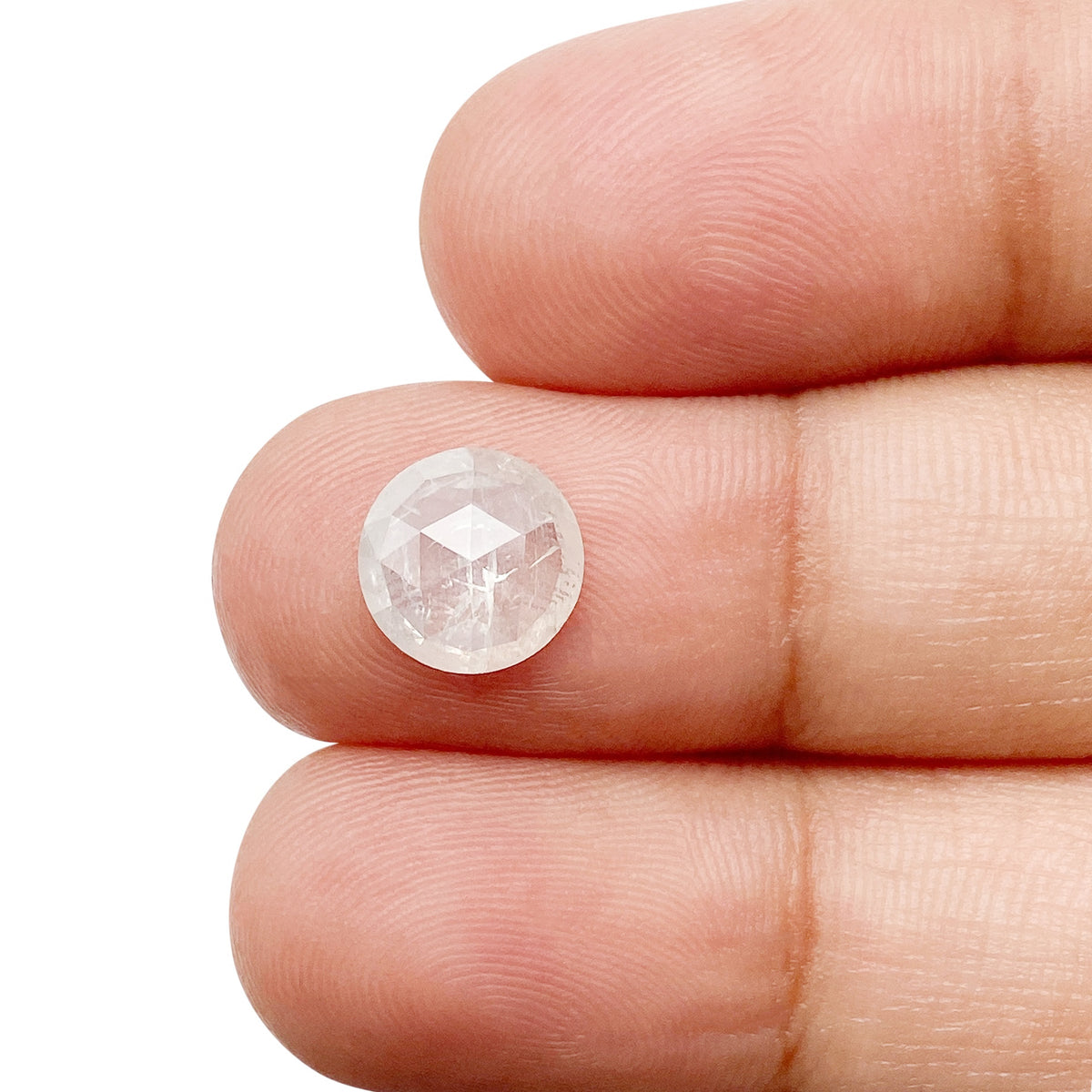 1.50ct | Rustic Round Shape Rose Cut Diamond - Modern Rustic Diamond