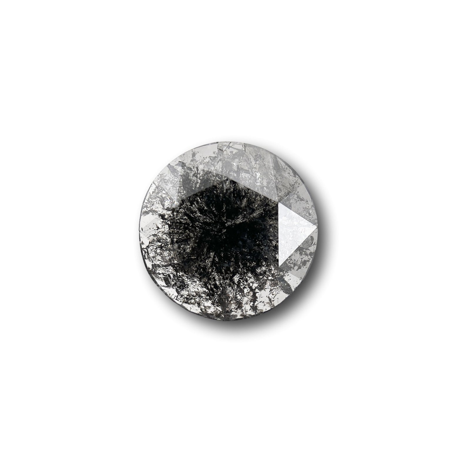 1.50ct | Rustic  Round Shape Rose Cut Diamond - Modern Rustic Diamond