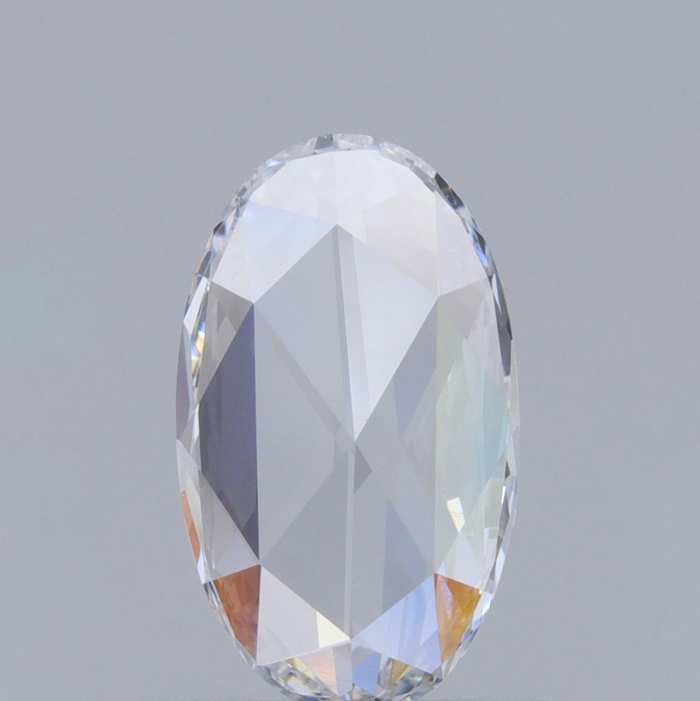 0.52ct | F-G/VS Oval Shape Rose Cut Diamond - Modern Rustic Diamond