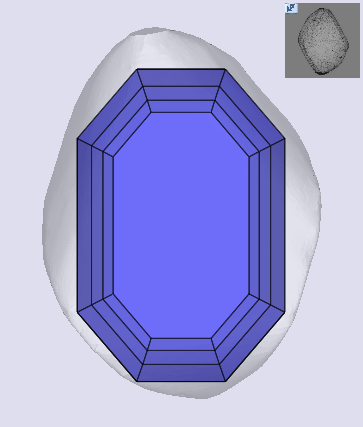 1.51ct | D/SI2 Octagonal Shape Step Cut Diamond (GIA) - Modern Rustic Diamond