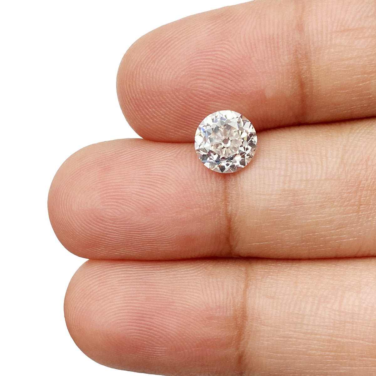 1.51ct | J/VVS2 Round Shape Old European Cut Diamond (GIA) - Modern Rustic Diamond