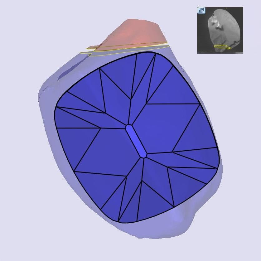 1.51ct | K/VVS2 Cushion Shape Old Mine Cut Diamond (GIA) - Modern Rustic Diamond