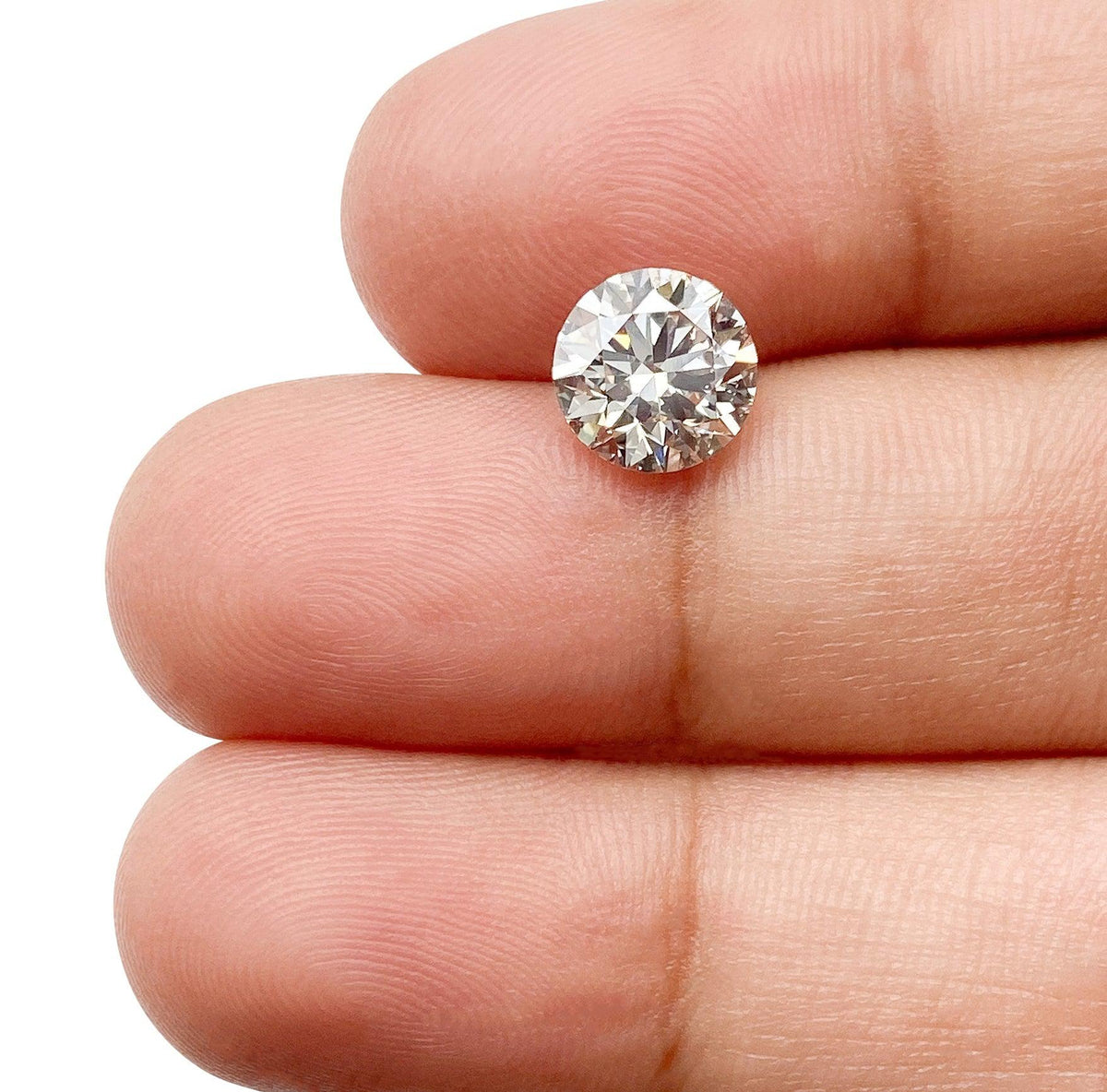 1.51ct | M/VS1 Round Shape Brilliant Cut Diamond (GIA) - Modern Rustic Diamond