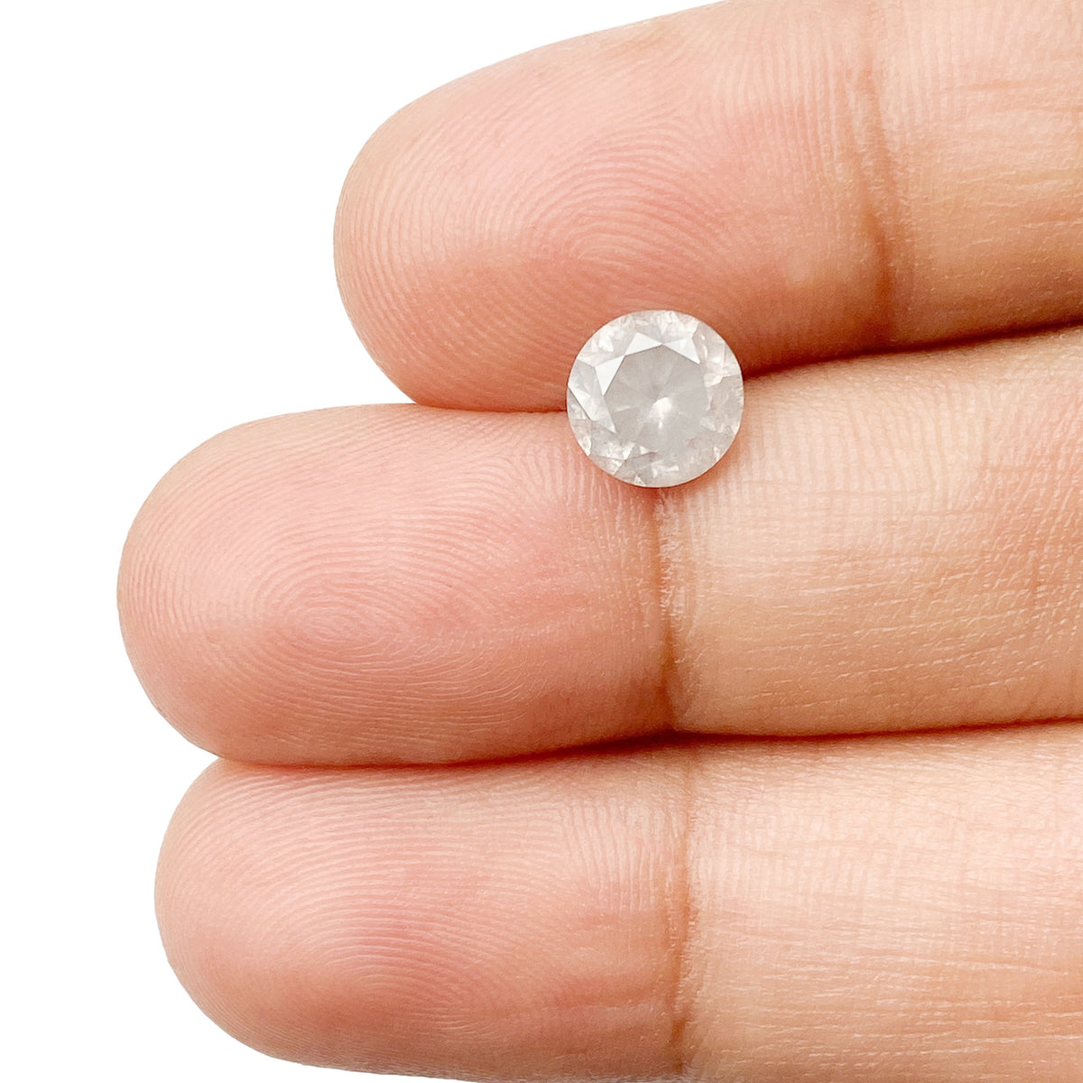 1.51ct | Rustic  Round Shape Brilliant Cut Diamond - Modern Rustic Diamond