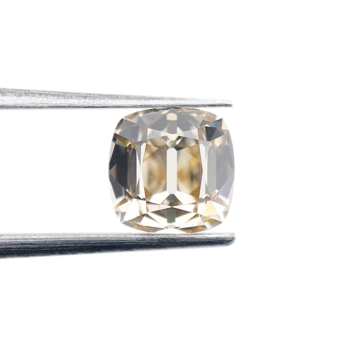 1.51ct | U-V/VS1 Cushion Shape Old Mine Cut Diamond (GIA) - Modern Rustic Diamond