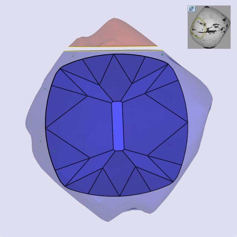 1.51ct | U-V/VS1 Cushion Shape Old Mine Cut Diamond (GIA) - Modern Rustic Diamond