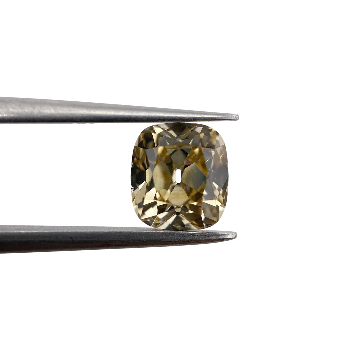 1.52ct | Champagne SI1 Cushion Shape Old Mine Cut Diamond (GIA) - Modern Rustic Diamond