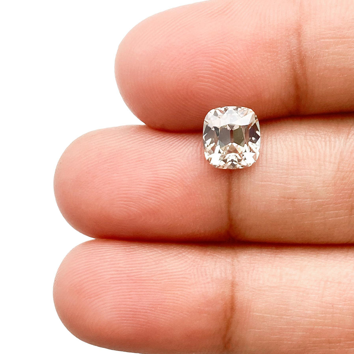 1.52ct | M/VS2 Cushion Shape Old Mine Cut Diamond (GIA) - Modern Rustic Diamond