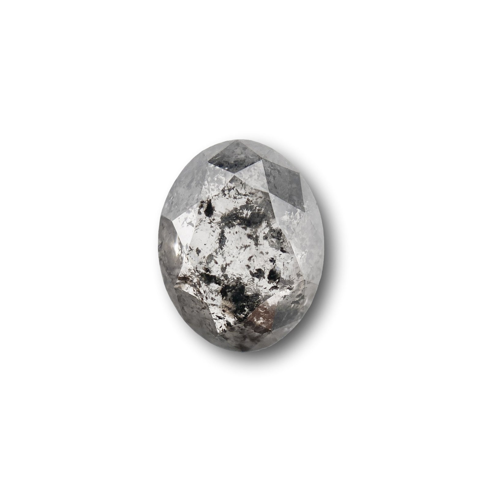 1.52ct | Rustic Oval Shape Rose Cut Diamond - Modern Rustic Diamond