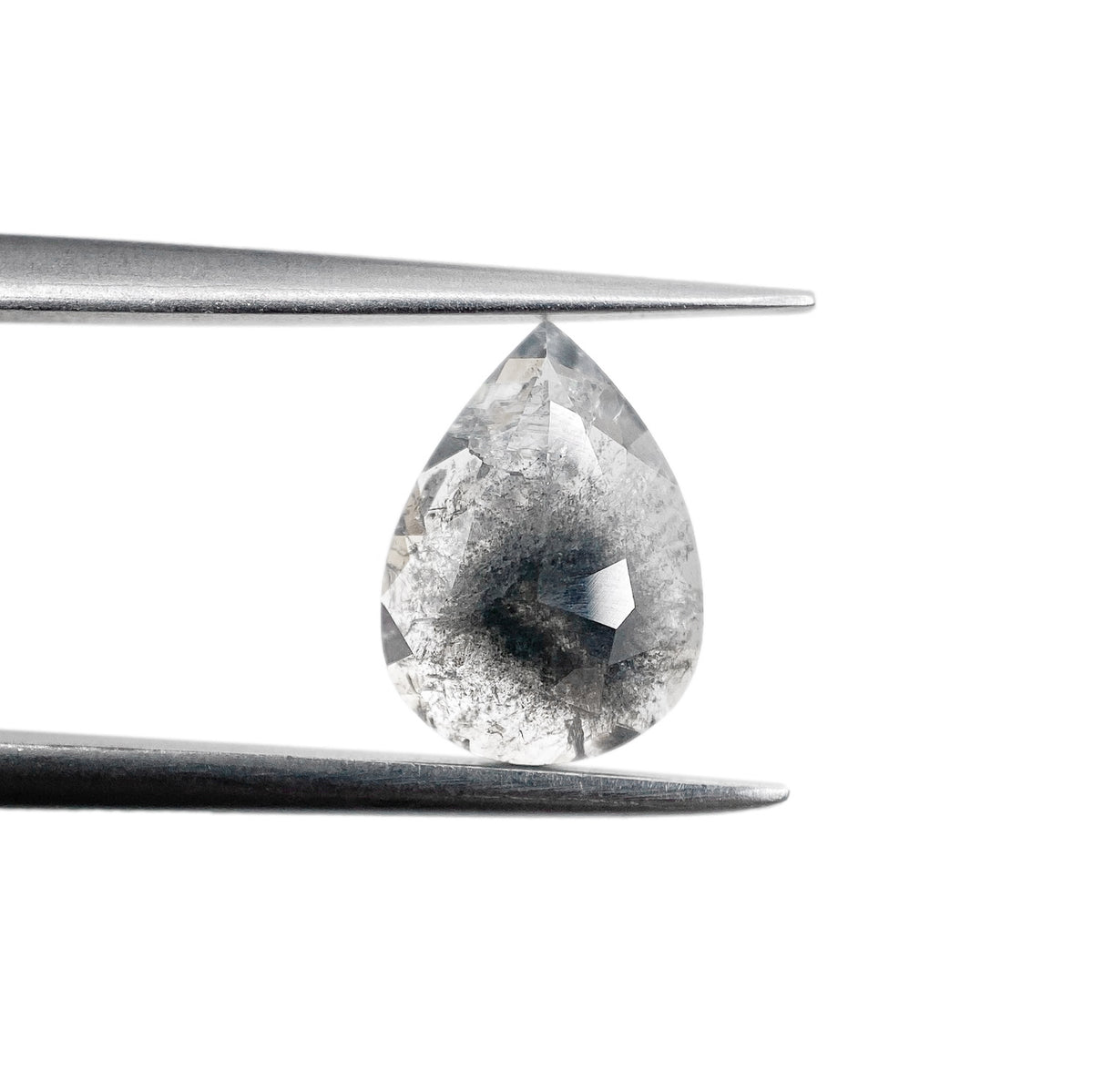 1.52ct | Rustic  Pear Shape Rose Cut Diamond - Modern Rustic Diamond