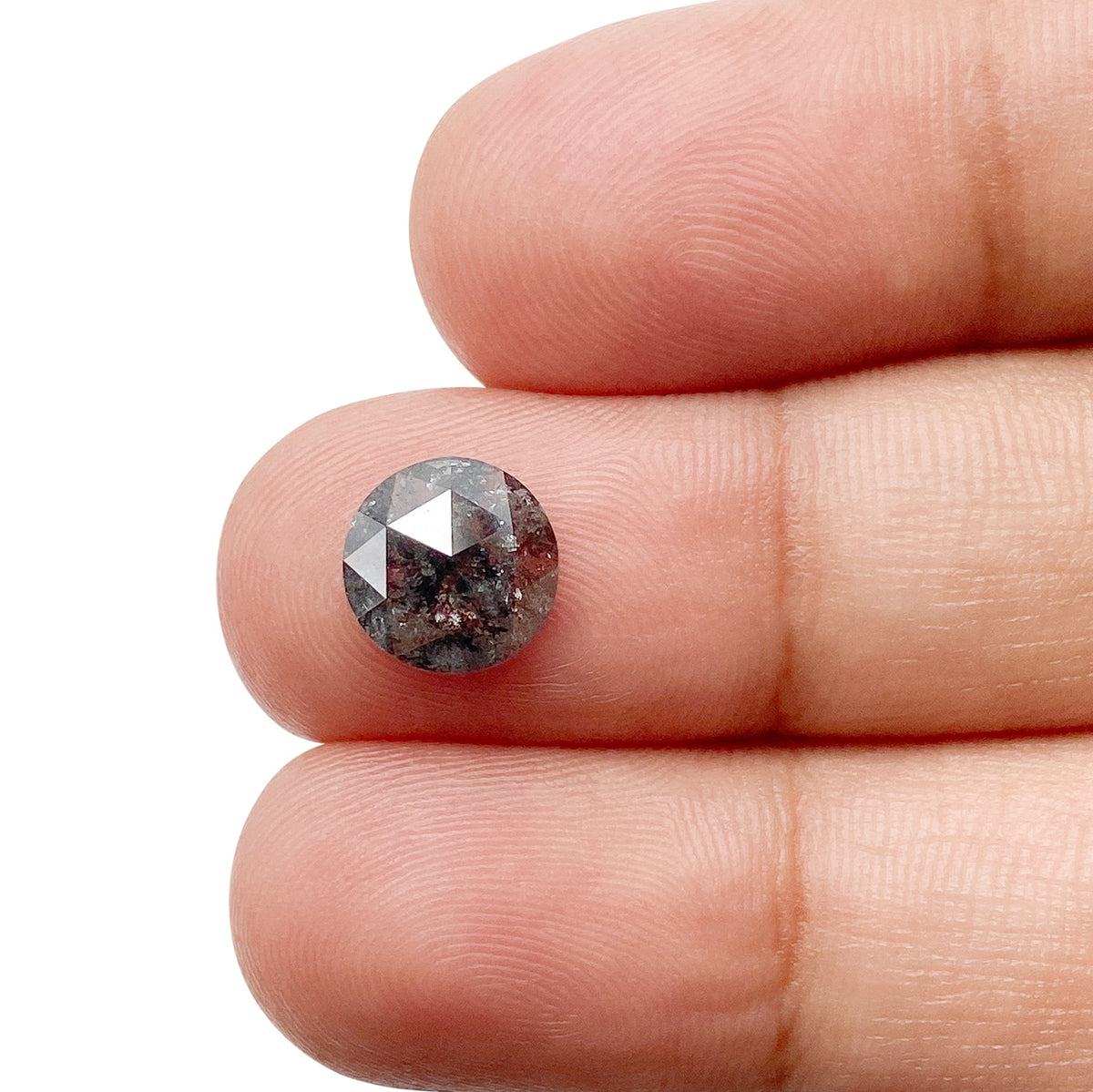 1.52ct | Rustic Round Shape Rose Cut Diamond - Modern Rustic Diamond