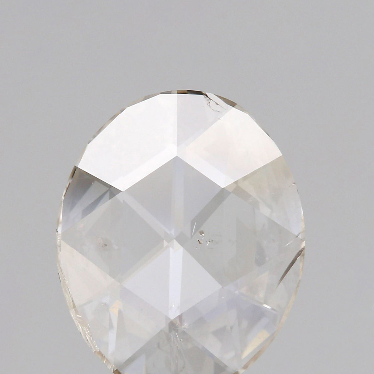 1.00ct | G-H/SI Oval Shape Rose Cut Diamond - Modern Rustic Diamond