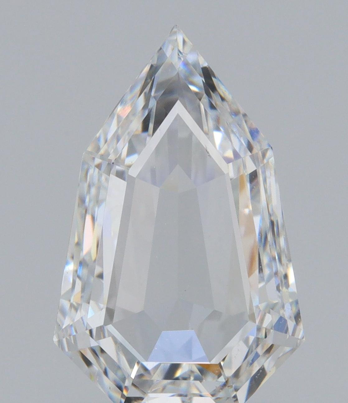 1.53ct | F/SI1 Shield Shape Step Cut Diamond (GIA) - Modern Rustic Diamond