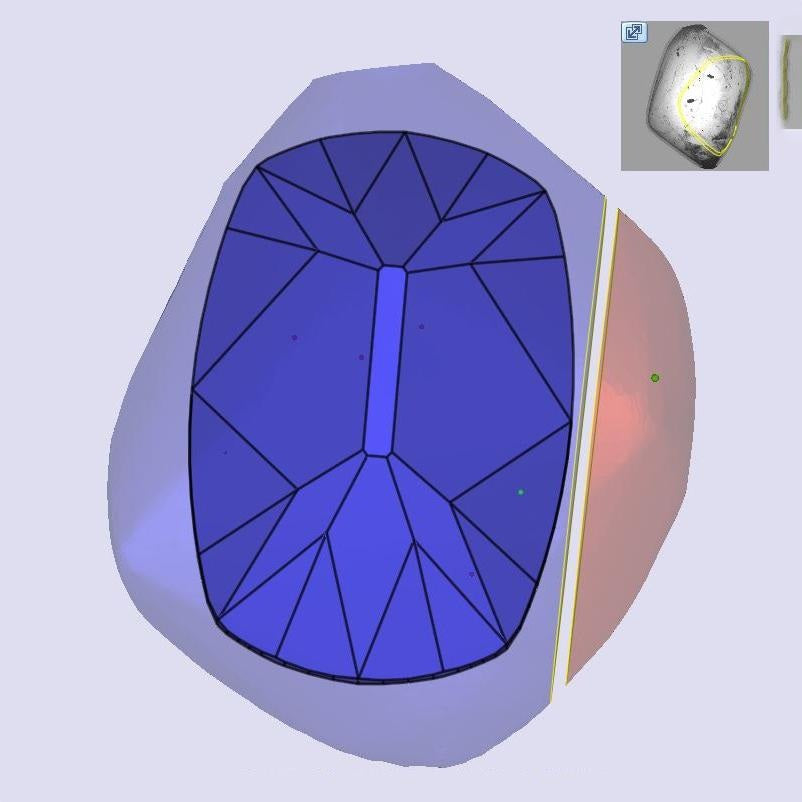 1.53ct | L/VS2 Cushion Shape Old Mine Cut Diamond (GIA) - Modern Rustic Diamond
