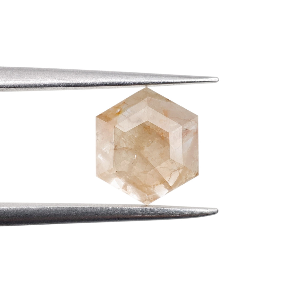 1.53ct | Rustic  Hexagon Shape Rose Cut Diamond - Modern Rustic Diamond