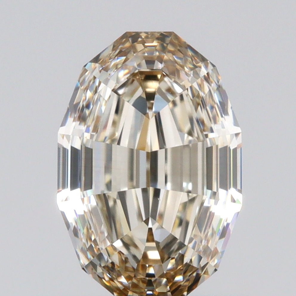 1.53ct | S-T/VS1 Oval Shape Step Cut Diamond (GIA) - Modern Rustic Diamond