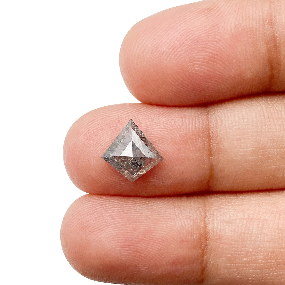 1.53ct | Rustic Kite Shape Rose Cut Diamond - Modern Rustic Diamond