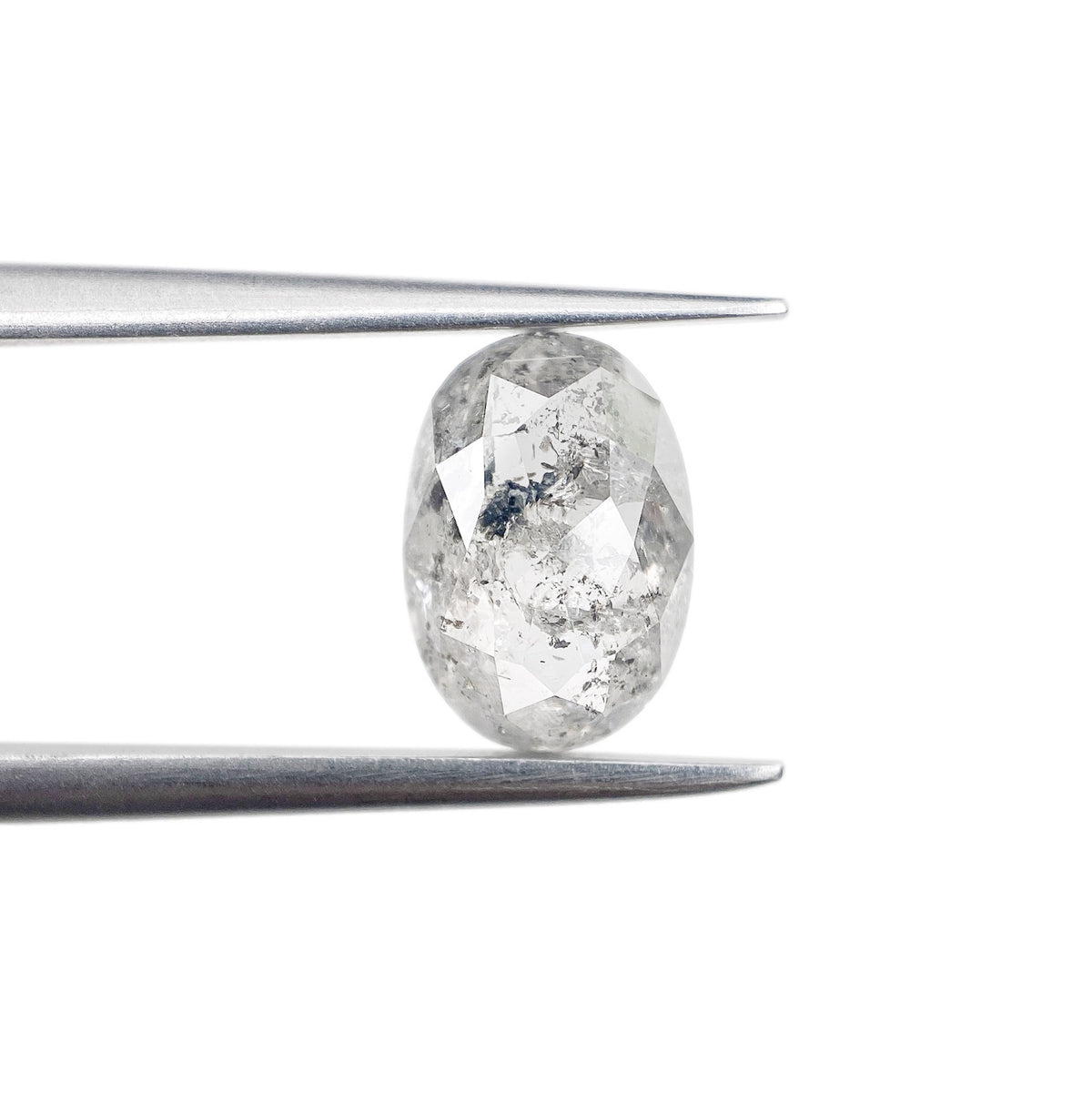 1.53ct | Rustic Oval Shape Rose Cut Diamond - Modern Rustic Diamond