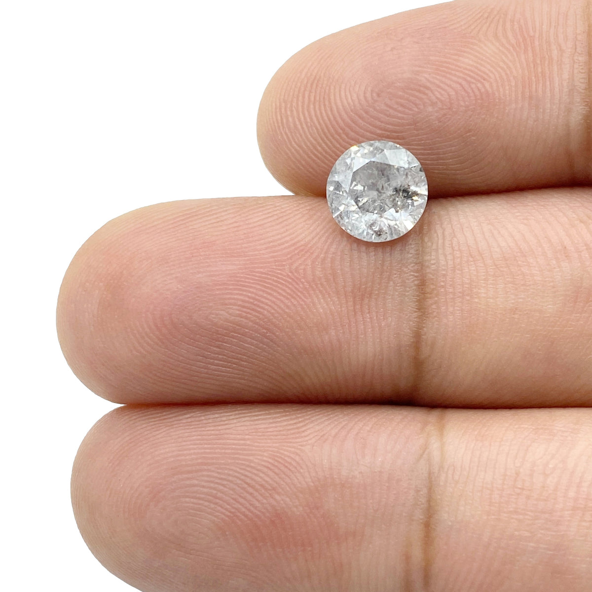 1.53ct | Rustic Round Shape Brilliant Cut Diamond - Modern Rustic Diamond