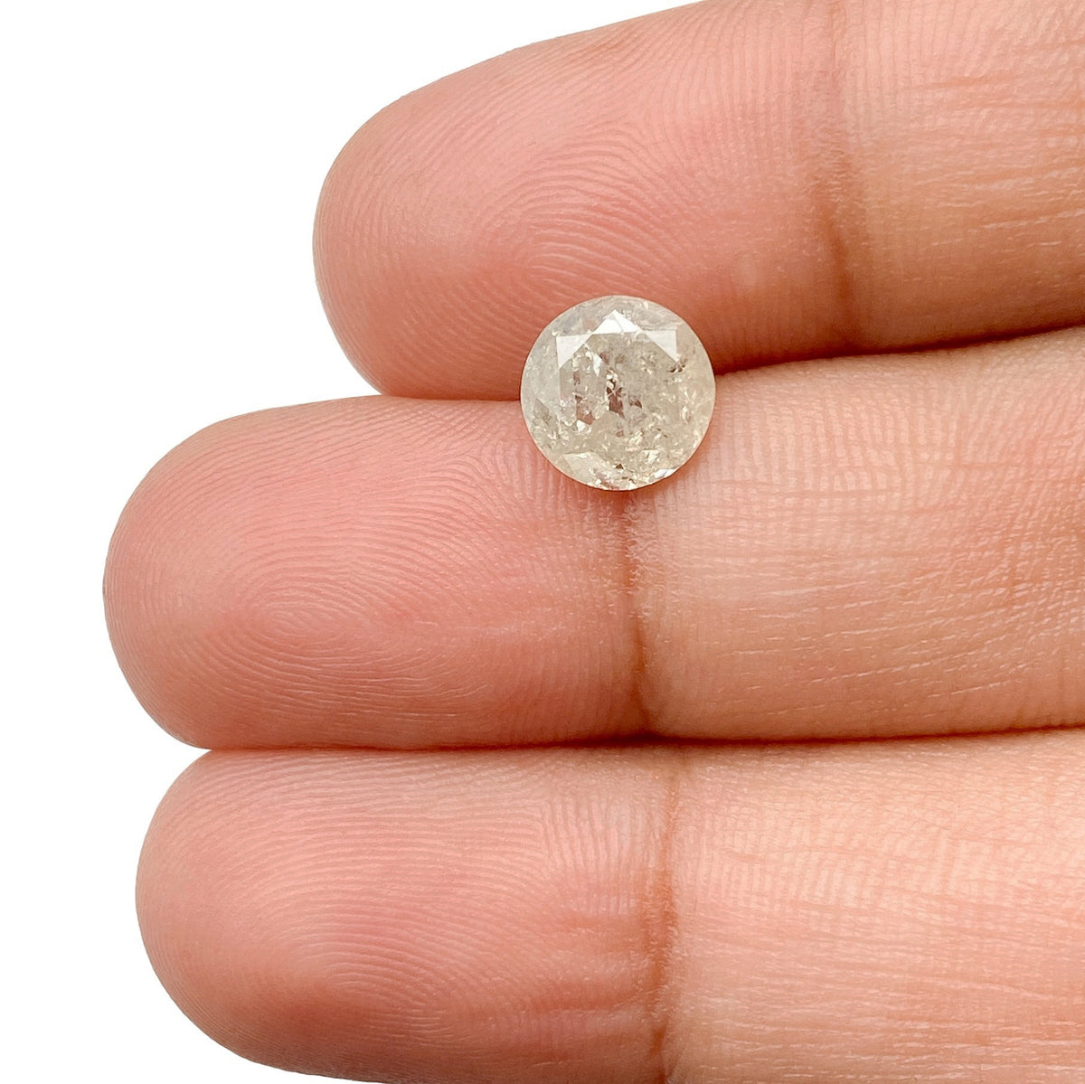 1.54ct | Rustic Round Shape Brilliant Cut Diamond - Modern Rustic Diamond