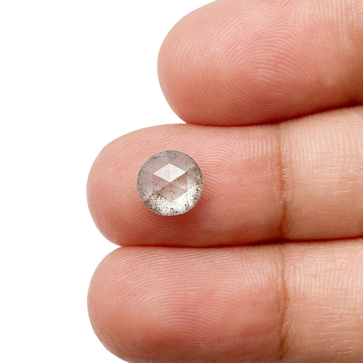 1.54ct | Rustic Round Shape Rose Cut Diamond - Modern Rustic Diamond