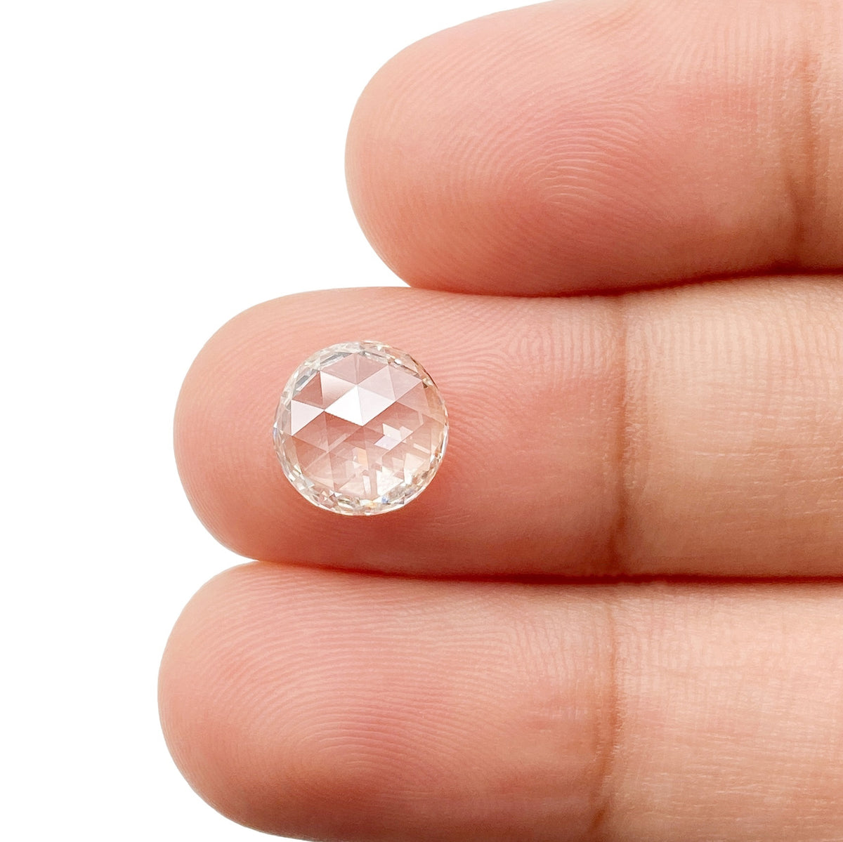 1.55ct | I/SI1 Round Shape Rose Cut Diamond (IGI) - Modern Rustic Diamond
