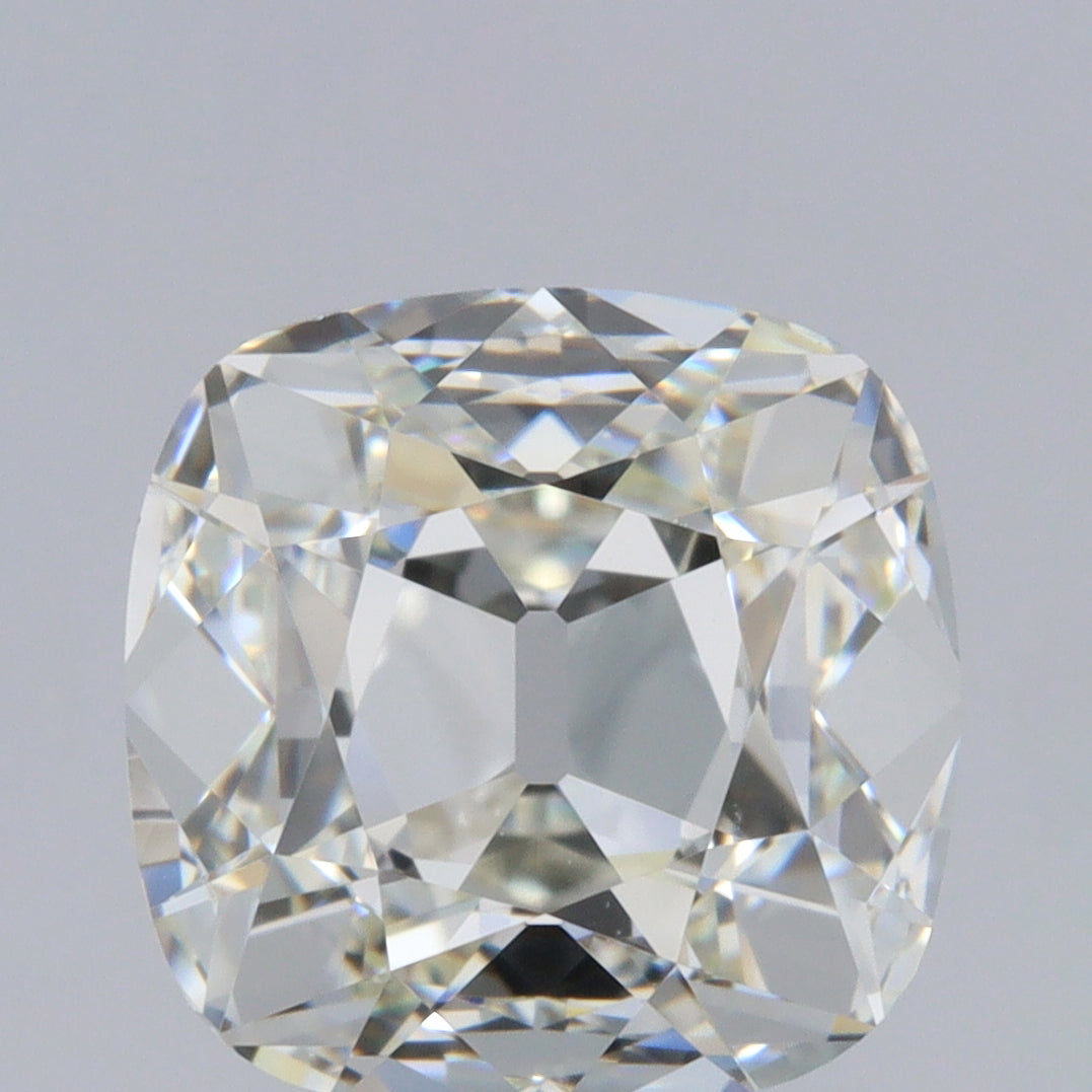 1.55ct | J/VS1 Cushion Shape Old Mine Cut Diamond (GIA) - Modern Rustic Diamond