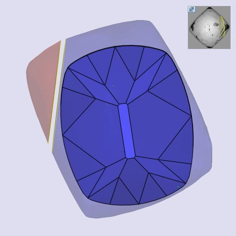 1.55ct | N/VS1 Cushion Shape Old Mine Cut Diamond (GIA) - Modern Rustic Diamond