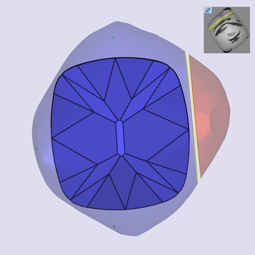1.56ct | Q-R/VS1 Cushion Shape Old Mine Cut Diamond (GIA) - Modern Rustic Diamond