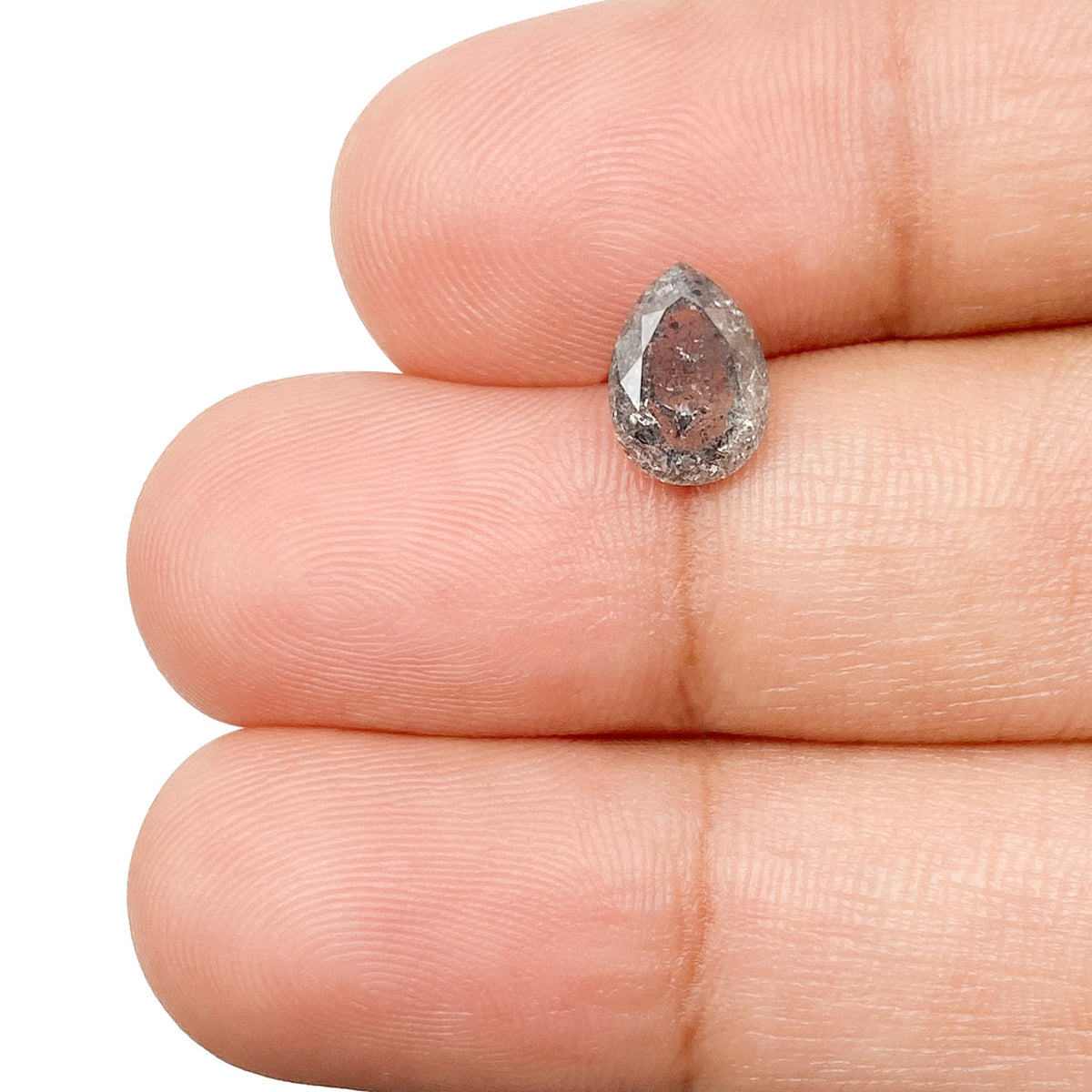 1.56ct | Rustic Pear Shape Brilliant Cut Diamond - Modern Rustic Diamond