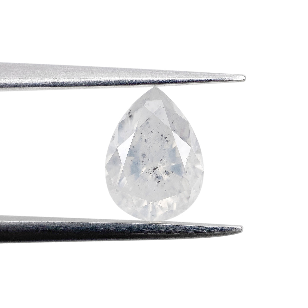 1.56ct | Rustic  Pear Shape Brilliant Cut Diamond - Modern Rustic Diamond