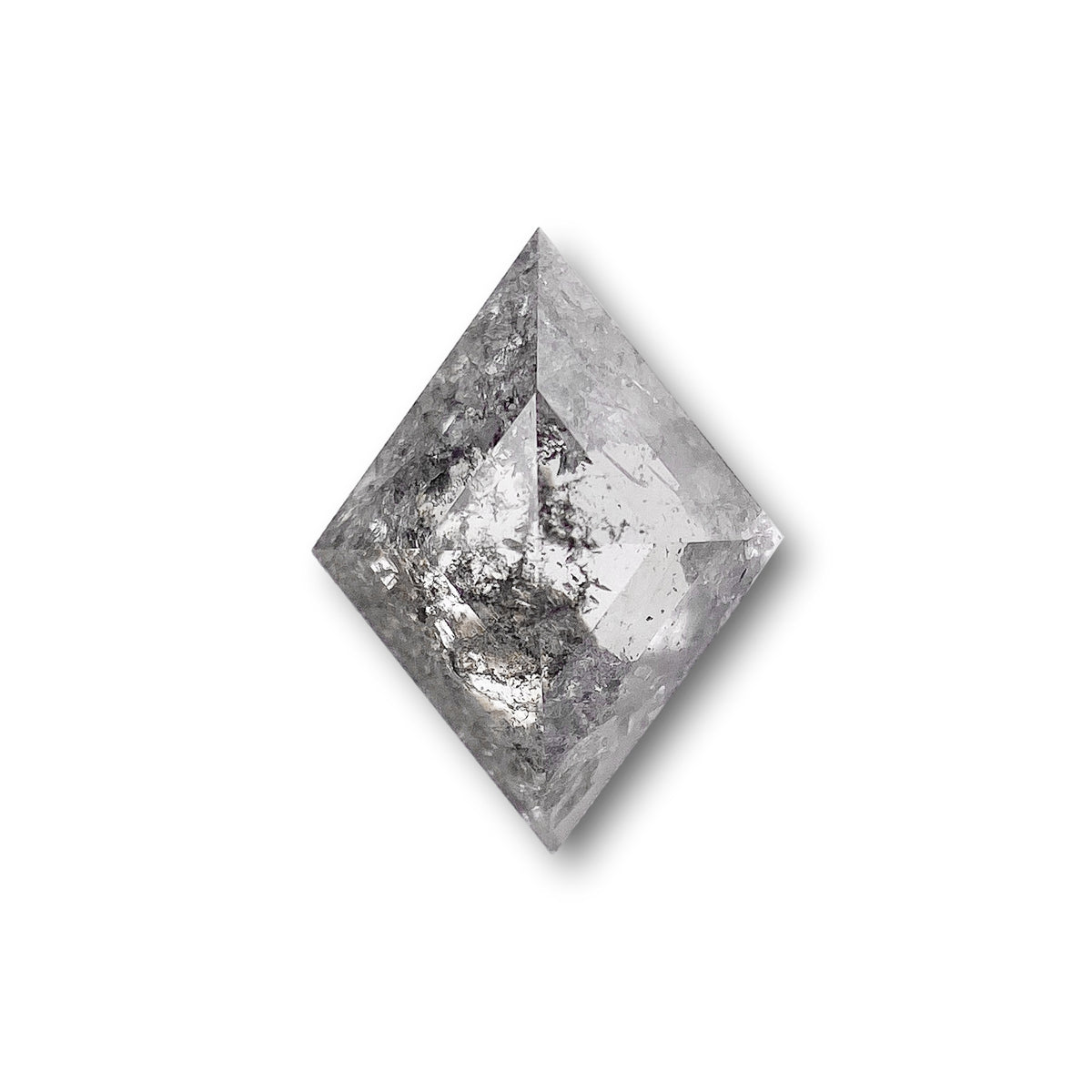 0.90ct | Salt & Pepper Lozenge Shape Step Cut Diamond