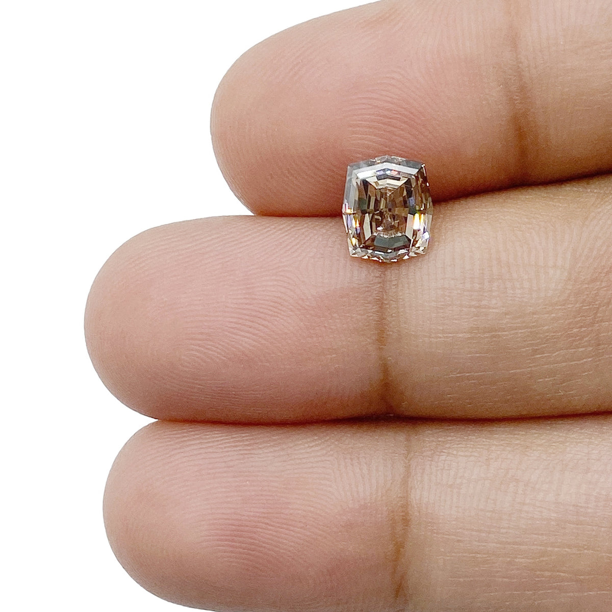 1.57ct | Cognac SI1 Octagonal Shape Step Cut Diamond (GIA) - Modern Rustic Diamond