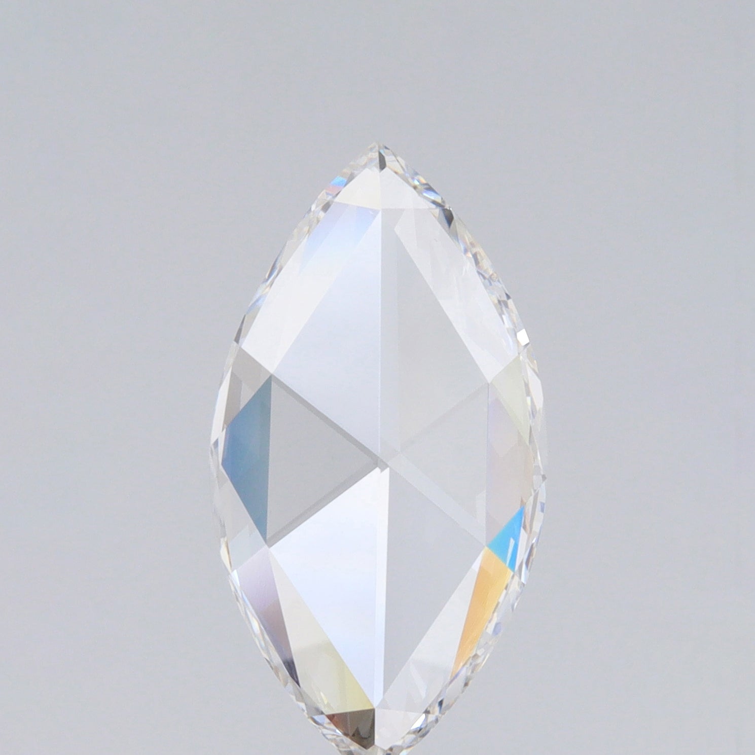 1.57ct | F/VVS1 Marquise Shape Rose Cut Diamond (GIA) - Modern Rustic Diamond