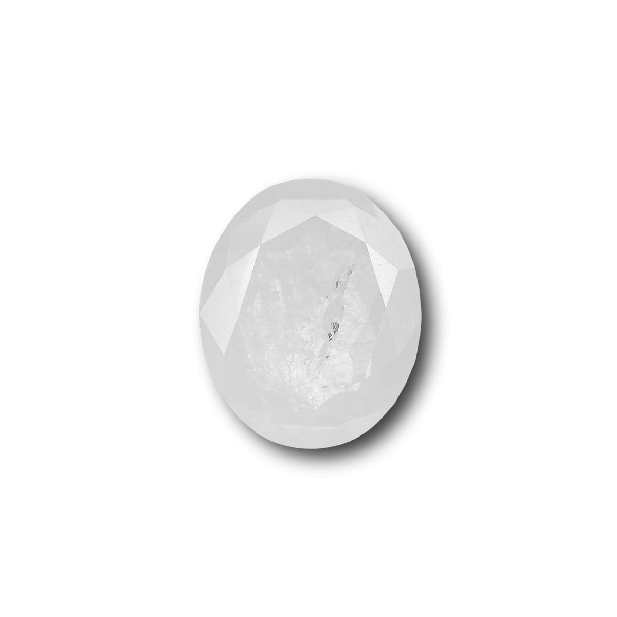 1.57ct | Salt & Pepper Oval Shape Brilliant Cut Diamond - Modern Rustic Diamond