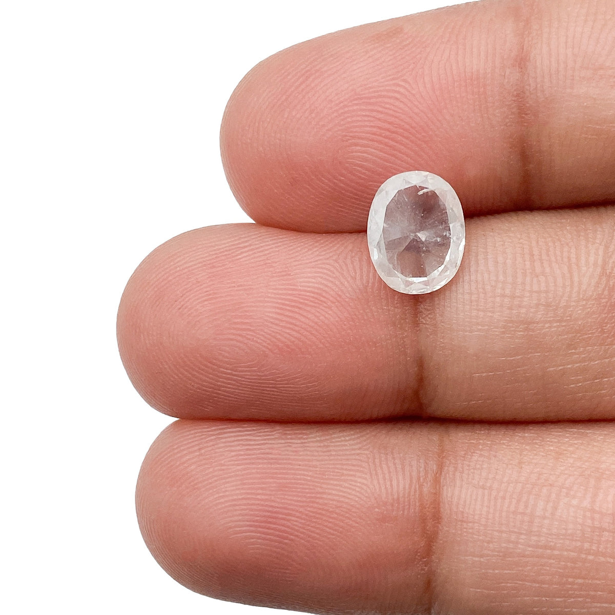 1.57ct | Salt & Pepper Oval Shape Rose Cut Diamond - Modern Rustic Diamond