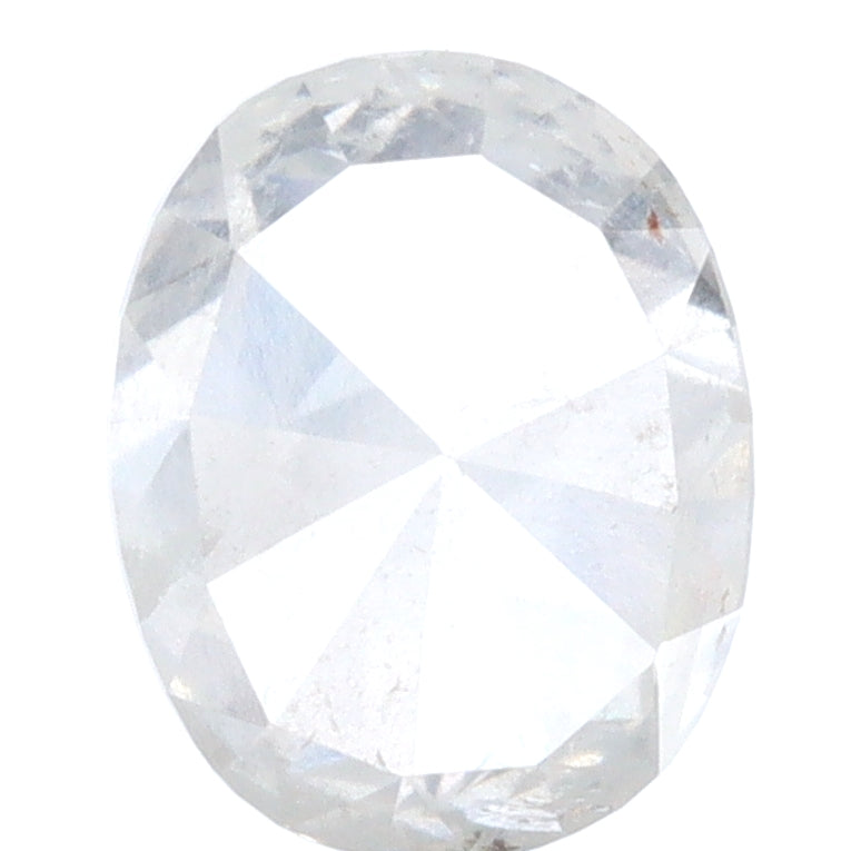 1.57ct | Salt & Pepper Oval Shape Rose Cut Diamond - Modern Rustic Diamond